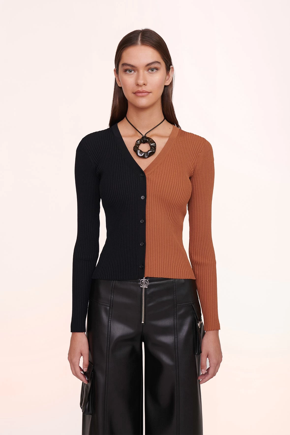 CARGO SWEATER | TAN BLACK 1 CARGO SWEATER | TAN BLACK