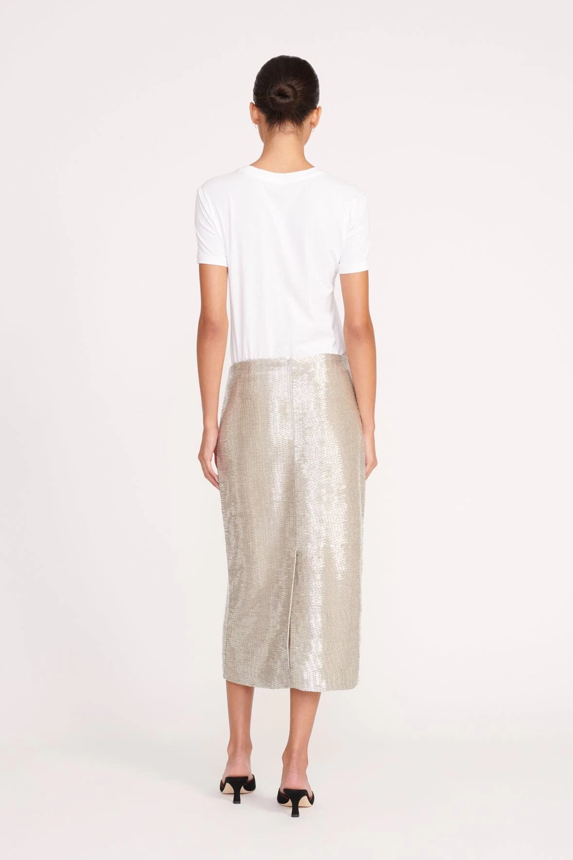 TULIP SKIRT | SILVER 4 TULIP SKIRT | SILVER - Image 4