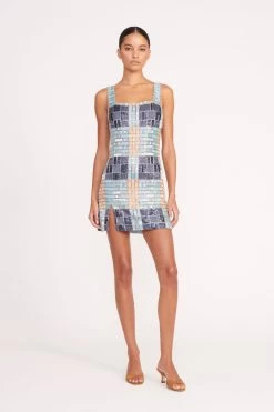 LE SABLE DRESS | FRENCH BLUE MEGA PLAID