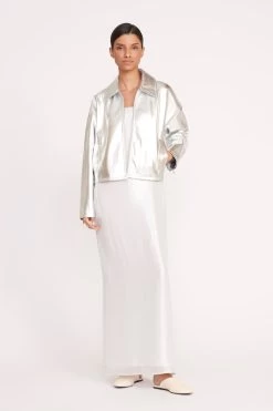 CASEY DRESS | SILVER -Chic Style Shop 199 CASEY DRESS SILVER 0631 web