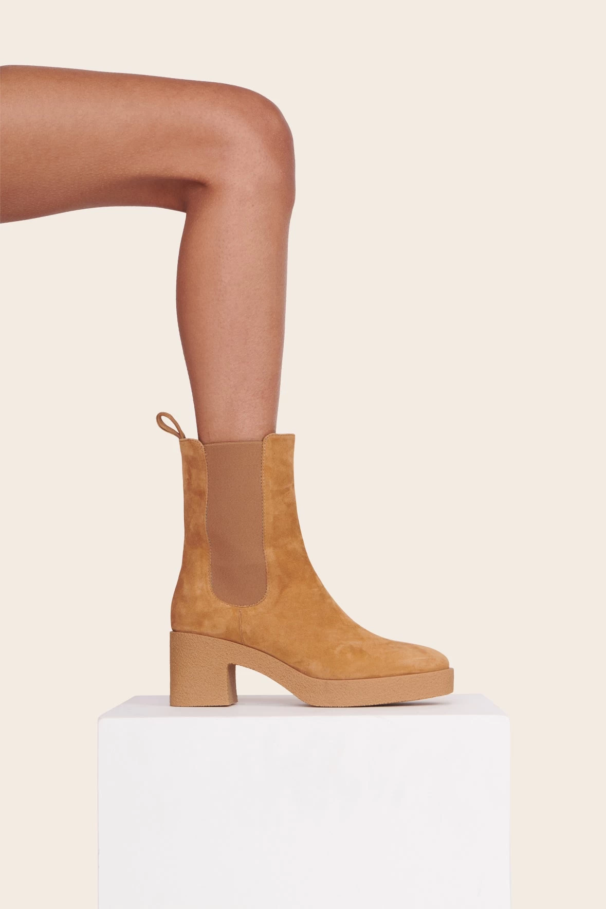 CYBIL BOOT | CASHEW SUEDE 2 CYBIL BOOT | CASHEW SUEDE - Image 2