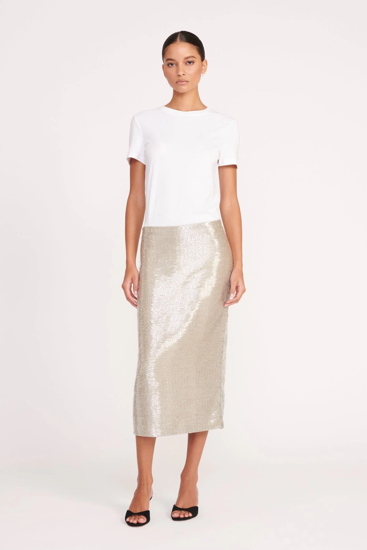 TULIP SKIRT | SILVER 1 TULIP SKIRT | SILVER