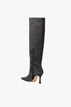 CAMI BOOT | BLACK SATIN -Chic Style Shop 458 1282 BLK 3 web