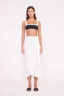 LIV BIKINI TOP | BLACK WHITE 11 LIV BIKINI TOP | BLACK WHITE -Chic Style Shop ANGELICA WRAP SKIRT WHITE 01375 web