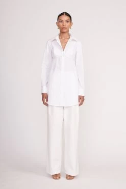 ALITA TUNIC | WHITE 12 ALITA TUNIC | WHITE -Chic Style Shop Alita Tunic White Luisa Pant Ivory 00238 web