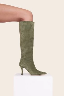 CAMI BOOT | AVOCADO SUEDE -Chic Style Shop CAMI BOOT AVOCADO 00765 web