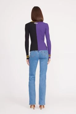 THE STAUD NFL CARGO SWEATER | BALTIMORE RAVENS -Chic Style Shop CARGO SWEATER BALTIMORE RAVENS 1095 web