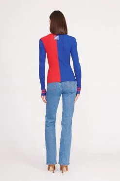 THE STAUD NFL CARGO SWEATER | NEW YORK GIANTS -Chic Style Shop CARGO SWEATER NEW YORK GIANTS 0482 web