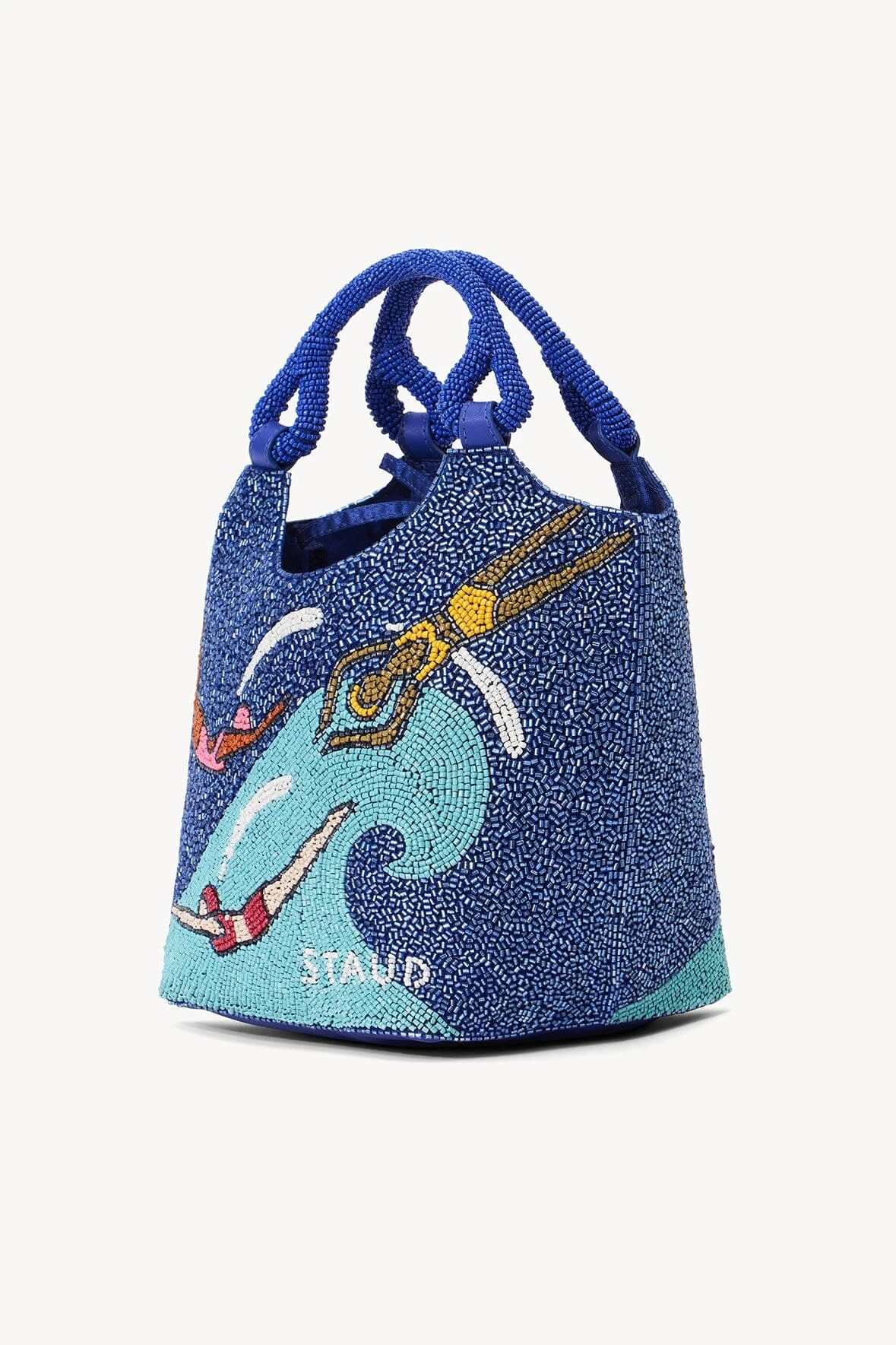 BEADED COTE BAG | SWIMMERS 2 BEADED COTE BAG | SWIMMERS - Image 2