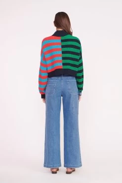 CROPPED HAMPTON SWEATER | CABANA STRIPE MULTI 9 CROPPED HAMPTON SWEATER | CABANA STRIPE MULTI -Chic Style Shop CROPPED HAMPTON CABANA STRIPE 01592 web