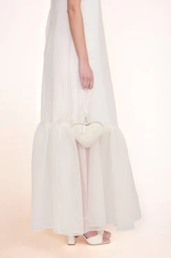 BEADED HEART CLUTCH | CREAM -Chic Style Shop Calluna Dress White 00336 web