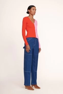 CARGO SWEATER | POPPY ROSEBUD -Chic Style Shop Cargo Sweater Poppy Rosebud Painter Pant Medium Wash 017 edit web