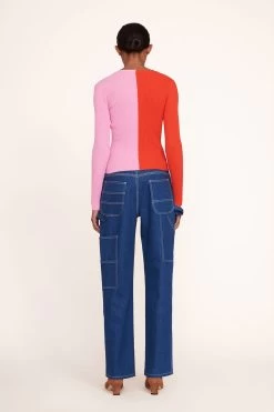 CARGO SWEATER | POPPY ROSEBUD -Chic Style Shop Cargo Sweater Poppy Rosebud Painter Pant Medium Wash 021 edit web