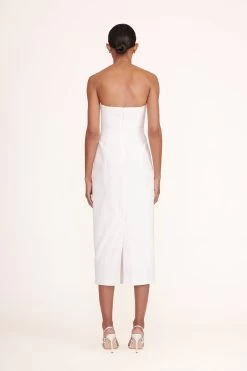 ANISE HEEL | WHITE SATIN 18 ANISE HEEL | WHITE SATIN -Chic Style Shop Daniela Dress White 00330 web 8cbc95a8 3728 4a94 b956 df577c6b3229