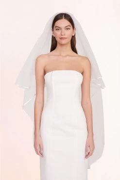 EMBROIDERED VEIL | COMING SOON -Chic Style Shop Daniela Dress White Veil 00397 web