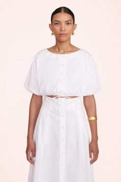 KINGSLEY SKIRT | WHITE -Chic Style Shop Ellington Top White Kingsley Skirt White 00051 web 1
