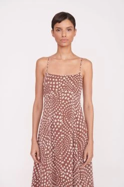 FLORENCE DRESS | CLOVE WAVY DOT -Chic Style Shop FLORENCE DRESS 009 00264 web