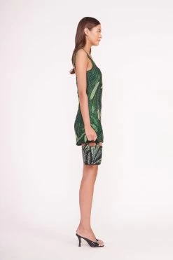 ZOE BEADED BAG | GREEN PALM -Chic Style Shop GREEN PALM LE SABLE DRESS 04844 2 web