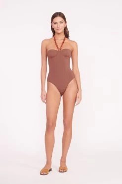 HARPER BEADED ONE PIECE | CLOVE -Chic Style Shop HARPER ONE PIECE CLOVE 01123 web