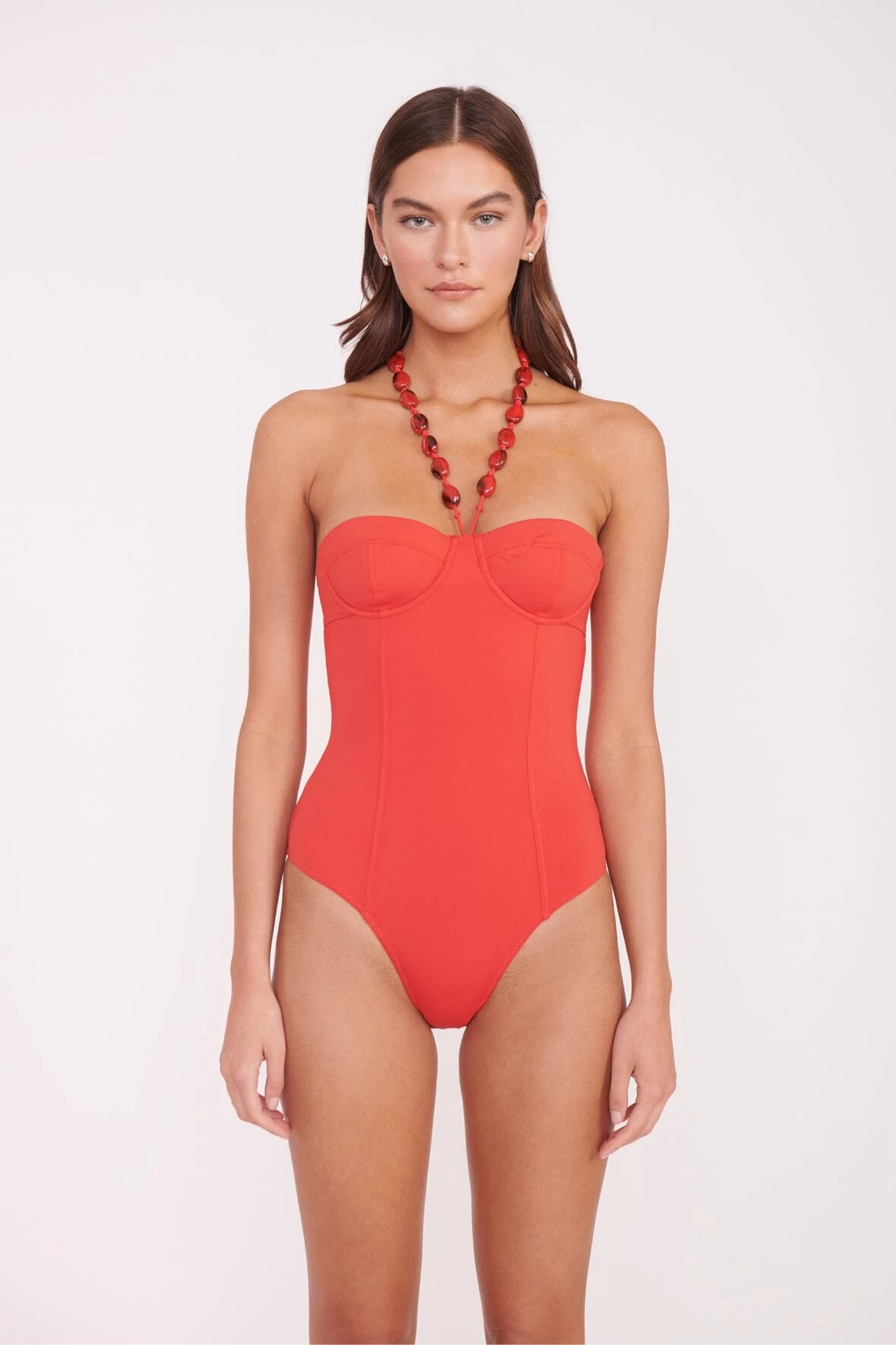 HARPER BEADED ONE PIECE | RUBY 2 HARPER BEADED ONE PIECE | RUBY - Image 2