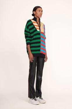 HAMPTON SWEATER | CABANA STRIPE MULTI -Chic Style Shop Hampton Sweater Cabana Stripe 004 edit web