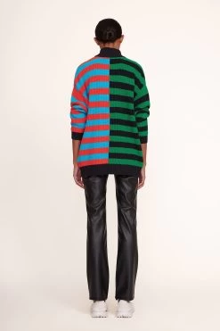 HAMPTON SWEATER | CABANA STRIPE MULTI -Chic Style Shop Hampton Sweater Cabana Stripe 007 edit web