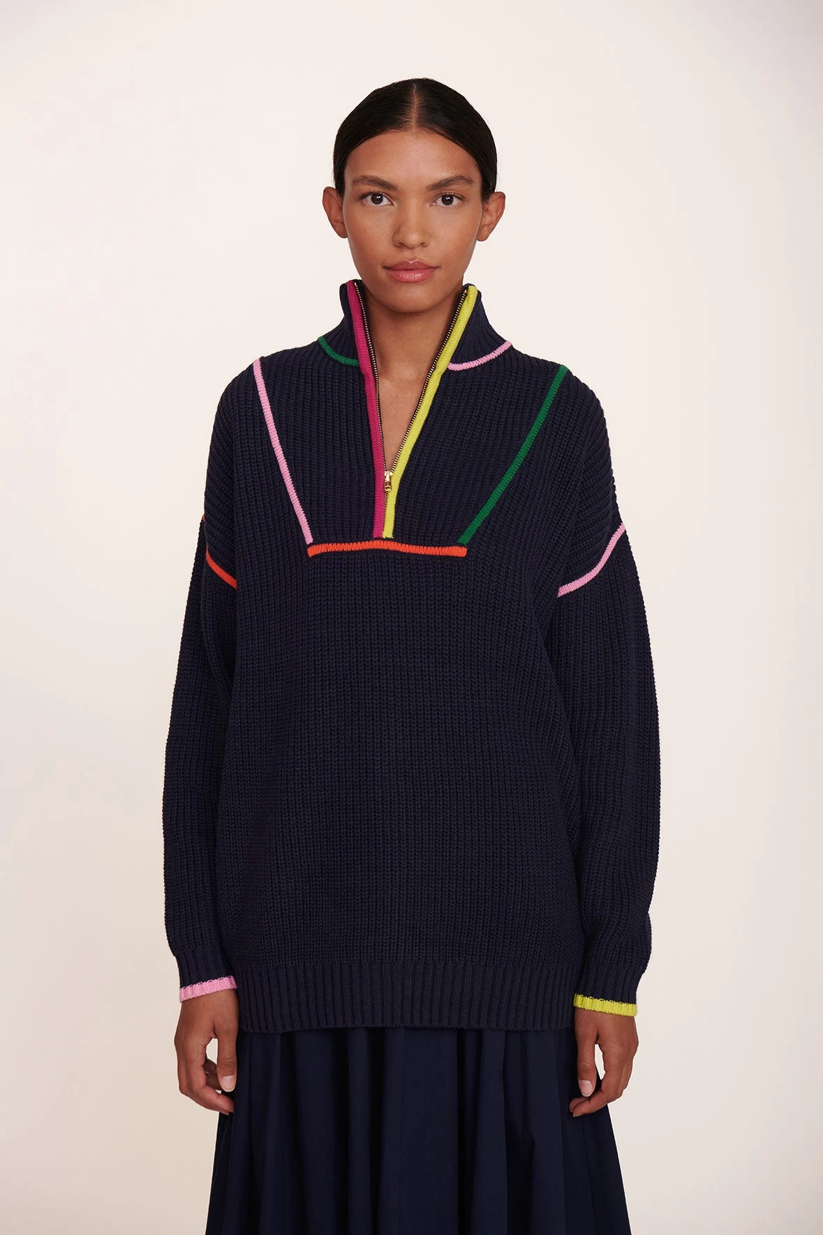 HAMPTON SWEATER | NAVY MULTI 1 HAMPTON SWEATER | NAVY MULTI