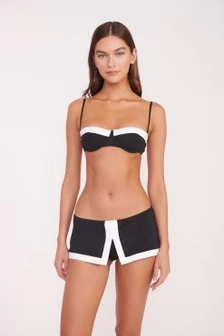 JO BALCONETTE BIKINI TOP | BLACK WHITE 13 JO BALCONETTE BIKINI TOP | BLACK WHITE -Chic Style Shop JO BALCONETTE PENNY SKIRT BLACK WHITE 00566 web