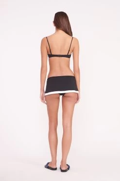 PENNY SWIM SKIRT | BLACK WHITE -Chic Style Shop JO BALCONETTE PENNY SKIRT BLACK WHITE 00581 web