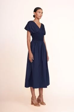 SOLANGE HEEL | TAN SNAKE EMBOSSED -Chic Style Shop Jackson Dress Navy 02656 web