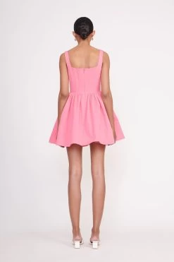 LANDSCAPE DRESS | CORAL PINK -Chic Style Shop Landscape Dress Coral Pink 00482 web