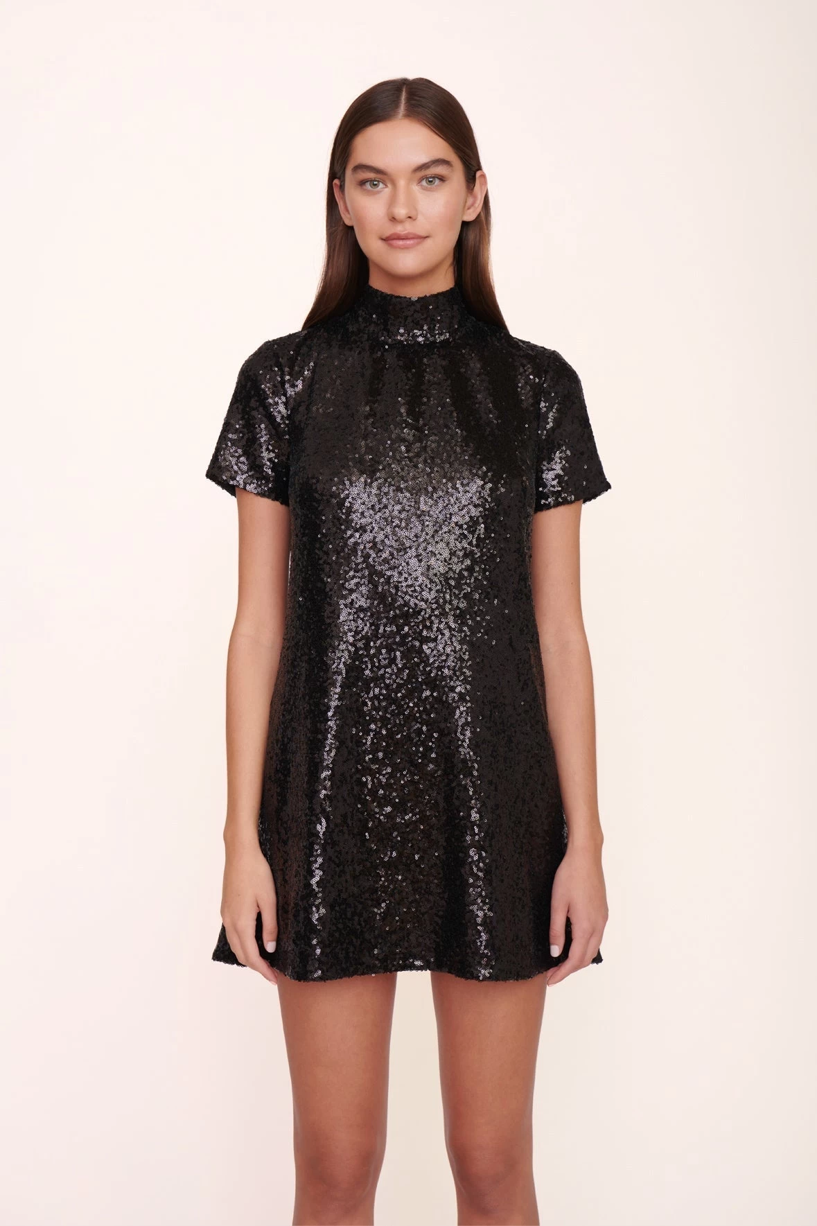 MINI ILANA DRESS | BLACK SEQUINS 5 MINI ILANA DRESS | BLACK SEQUINS - Image 5