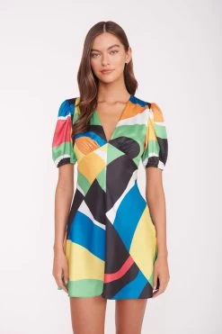 MINI MILLA DRESS | MARBLE WAVE -Chic Style Shop MINI MILLA MARBLE WAVE 04756 2 web