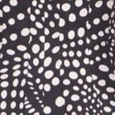 MINI WELLS DRESS | BLACK WAVY DOT 6 MINI WELLS DRESS | BLACK WAVY DOT - Image 6