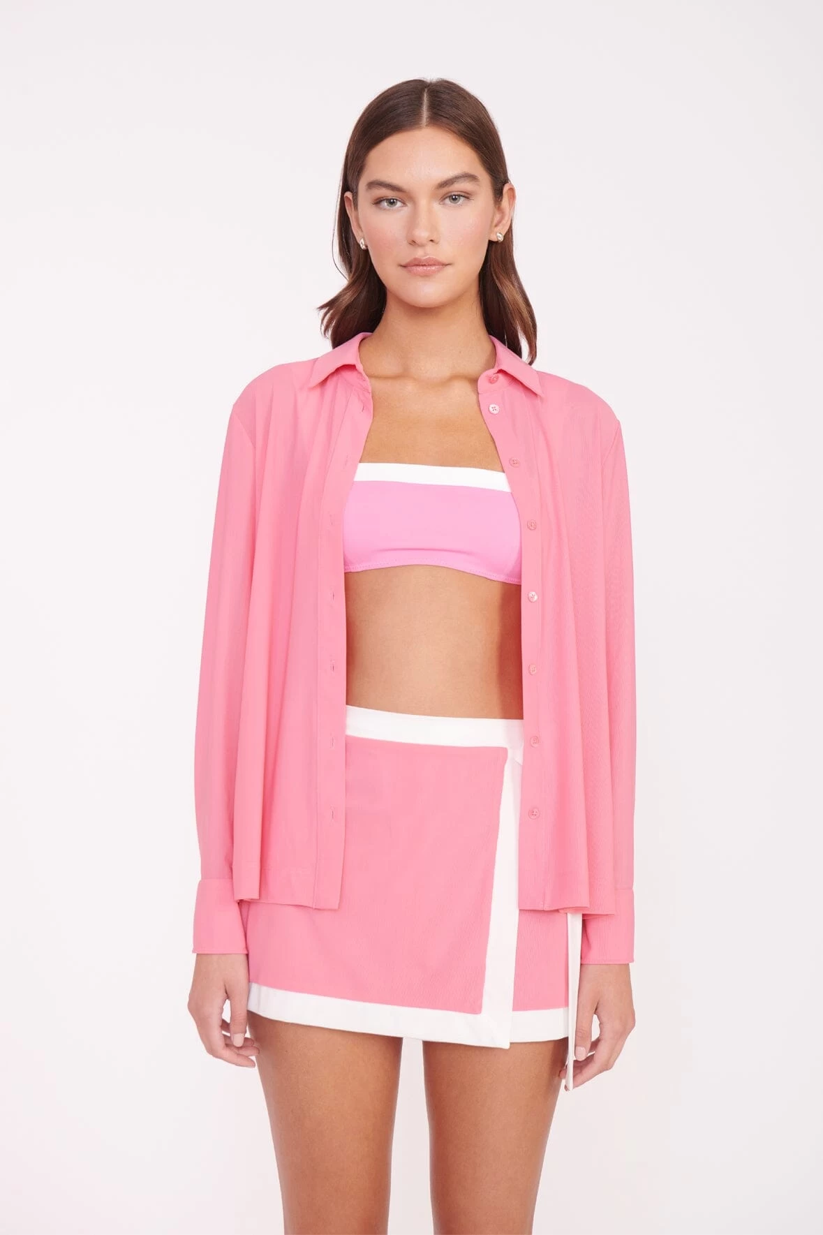 MIRIAM COVERUP TOP | CORAL PINK