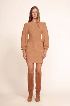 WALLY BOOT | TAN SUEDE 14 WALLY BOOT | TAN SUEDE -Chic Style Shop Marylebone Dress Camel 002 edit web