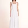 WELLS MAXI DRESS | WHITE