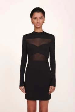 MINI FALCON DRESS | BLACK -Chic Style Shop Mini Falcon Dress Black 00046 edit web