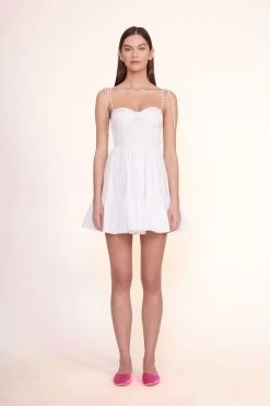 JANINE MULE | BLOSSOM SATIN 12 JANINE MULE | BLOSSOM SATIN -Chic Style Shop Mini Landry Dress White 00654 web 1