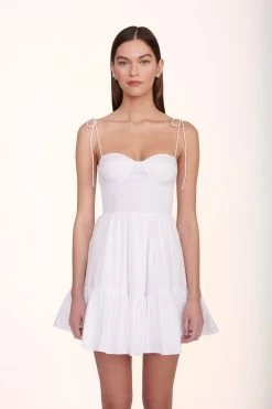 MINI LANDRY DRESS | WHITE -Chic Style Shop Mini Landry Dress White 00668 web