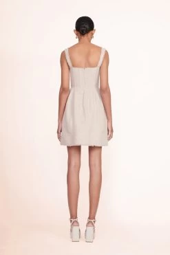 SOLANGE PLATFORM | NATURAL LINEN 12 SOLANGE PLATFORM | NATURAL LINEN -Chic Style Shop Mini Sutton Dress Natural 00508 web 1
