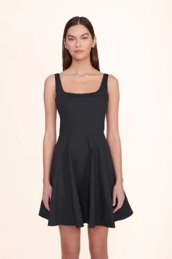MINI WELLS DRESS | BLACK -Chic Style Shop Mini Wells Dress Black 00535 web