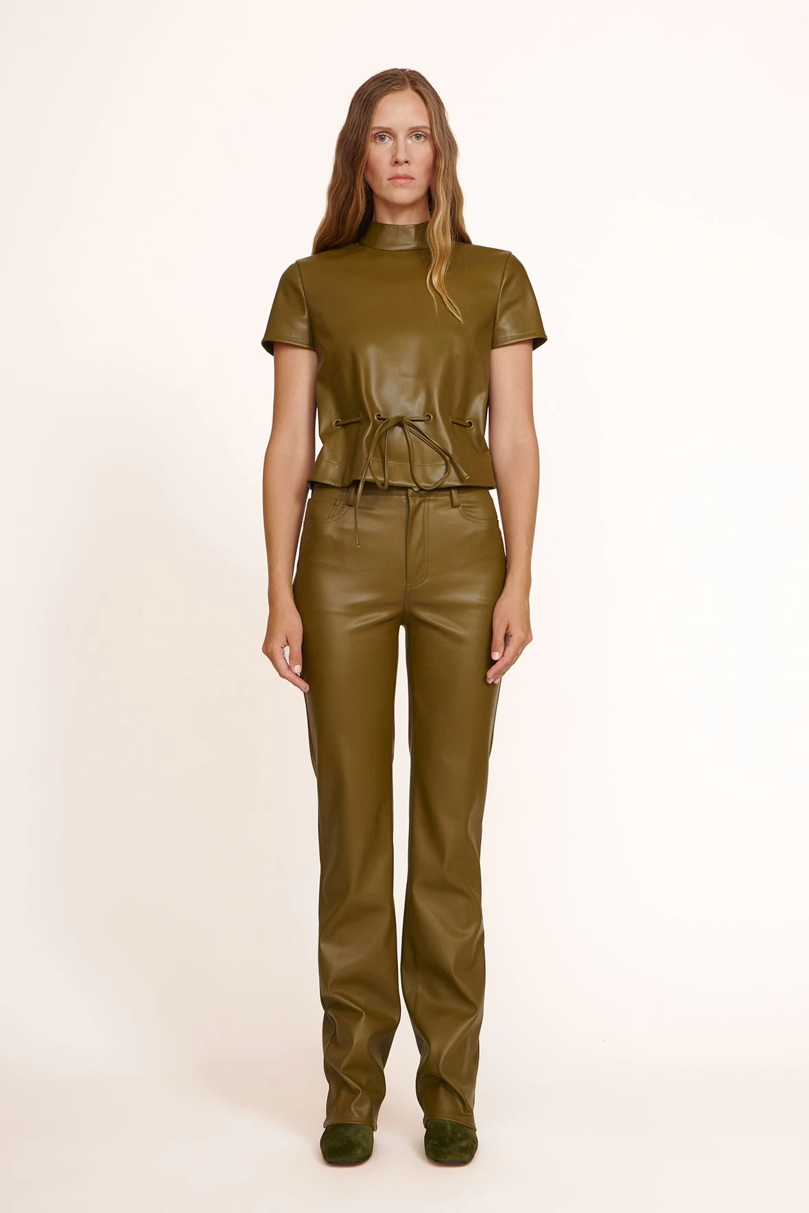 AIMEE SHORT BOOT | OLIVE SUEDE 5 AIMEE SHORT BOOT | OLIVE SUEDE - Image 5