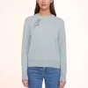 CUSTOM STAUD X C.BONZ CASHMERE SWEATER | LIGHT BLUE