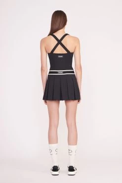 DOUBLES SKIRT | BLACK -Chic Style Shop PickleBall 008 00394 edit web