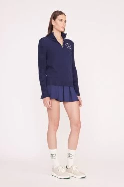 SERVE SWEATER | NAVY 8 SERVE SWEATER | NAVY -Chic Style Shop PickleBall 018 01062 edit web