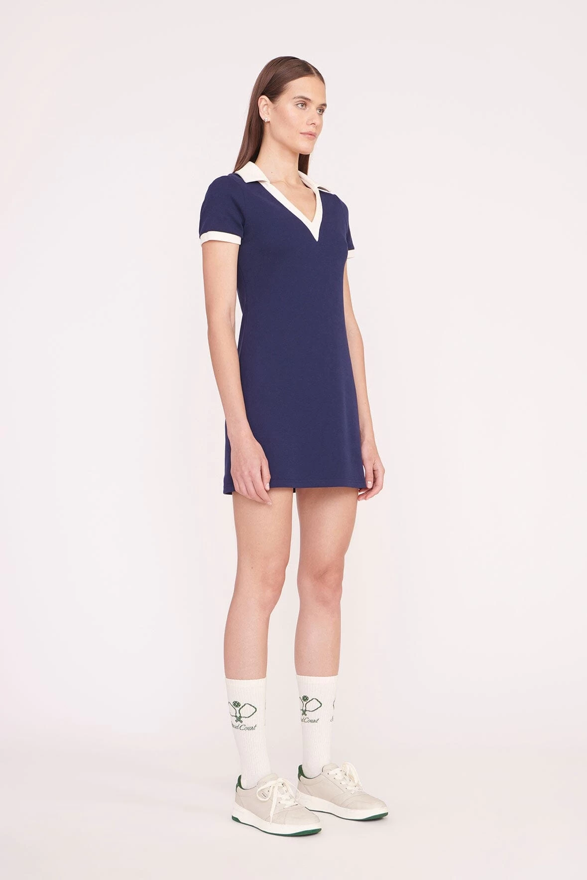 VOLLEY DRESS | NAVY IVORY 2 VOLLEY DRESS | NAVY IVORY - Image 2