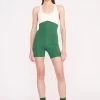 BOUNCE SHORT UNITARD | COURT GREEN IVORY