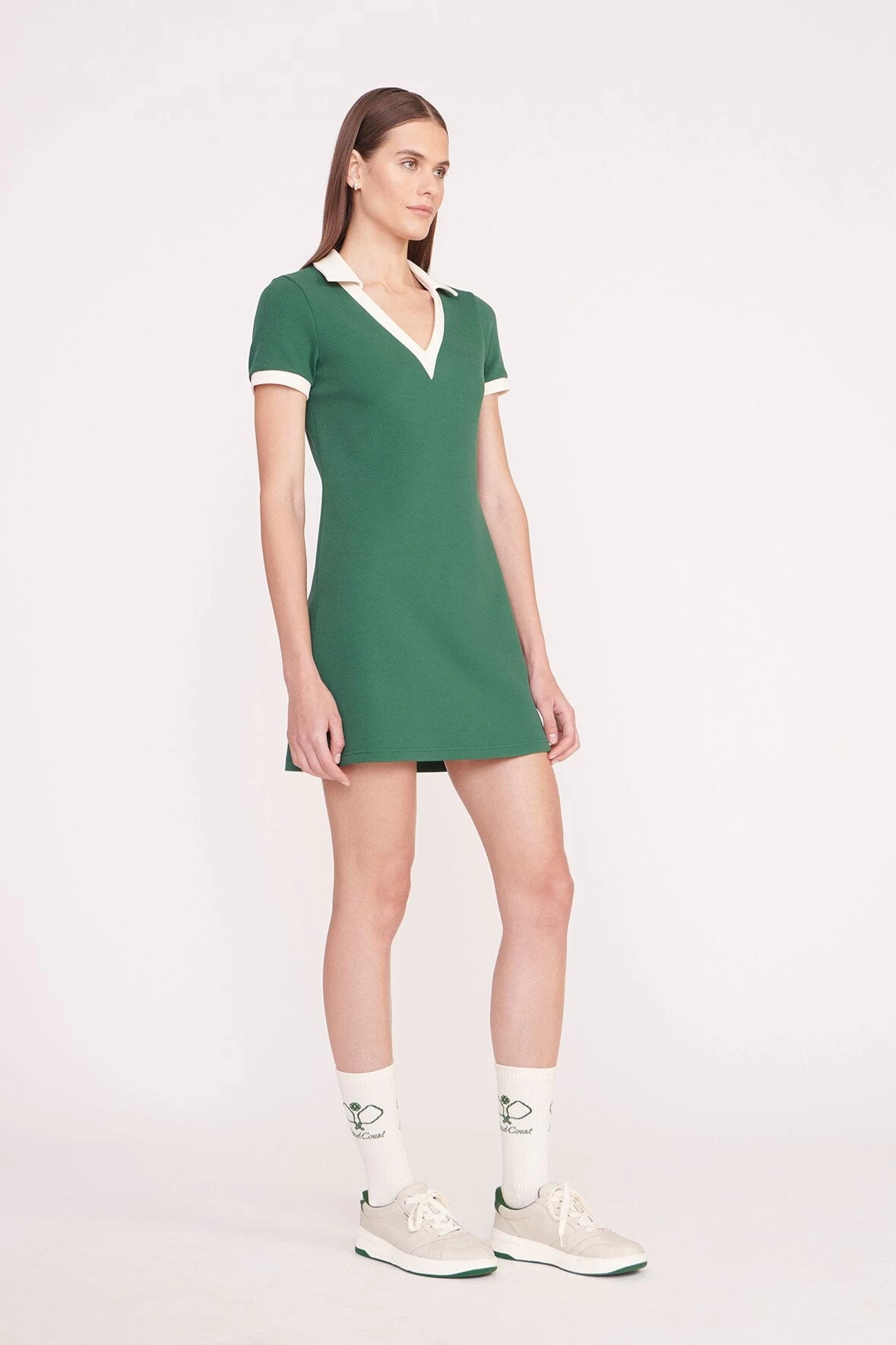 VOLLEY DRESS | COURT GREEN IVORY 2 VOLLEY DRESS | COURT GREEN IVORY - Image 2