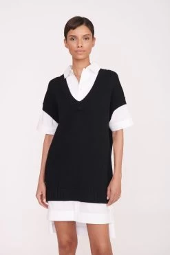 BRIDGET DRESS | BLACK WHITE -Chic Style Shop Pre Fall 010 00291 web